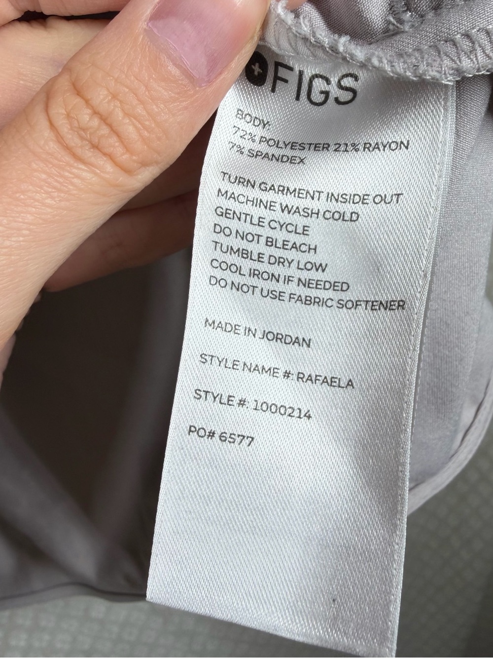 Figs Tan Rafaela Scrub Top - Picture 4 of 6